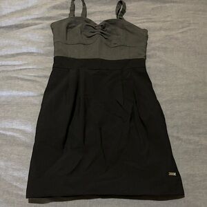 Wilfred Black and Gray Dress